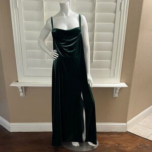BIRDY GREY Ash Dress Velvet Emerald